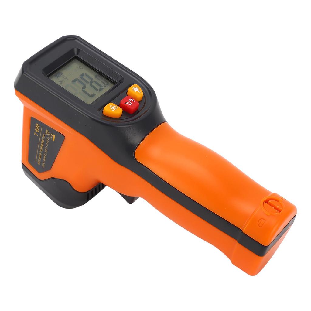 LCD HD Temperature Gun High Accuracy Infrared Thermometer Gun for Cooking Refrigeration Steel