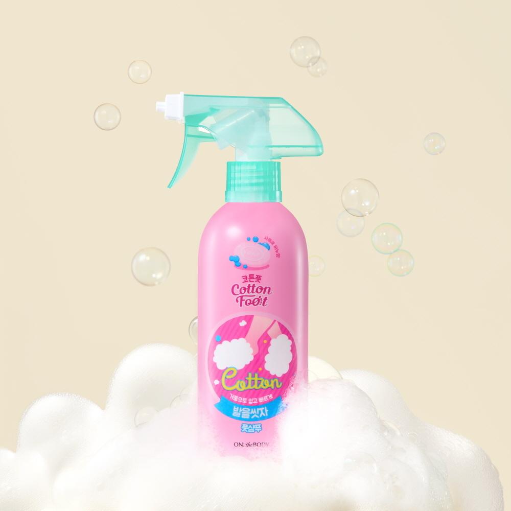On the body, let's wash our feet, Cotton Foot Shampoo 385ml, choose one of 4 scents: Grapefruit/Lemon/Cooling/Soap