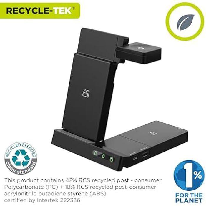 Chargeur sans Fil 6 en 1 - Muvit - Station de Chargement - Montre Intelligente Pliable - iWatch - Airpods