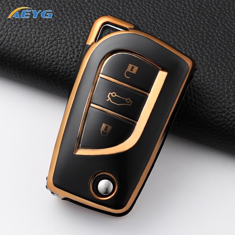 Autofernbedienung Schlüsselhülle Schale Fob Für Toyota Auris Corolla Avensis Verso Yaris Aygo Scion Tc Im Camry Rav4 Zubehör