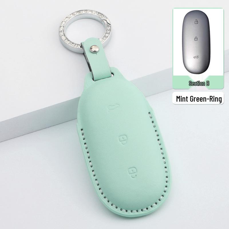 High-End Shell Buckle Key Case for Ideal L6/L7/L8/L9 Mega Car - Unisex