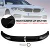 Gloss Black Front Splitter Lip Diffuser Fit BMW 5 Series F10 M Performance