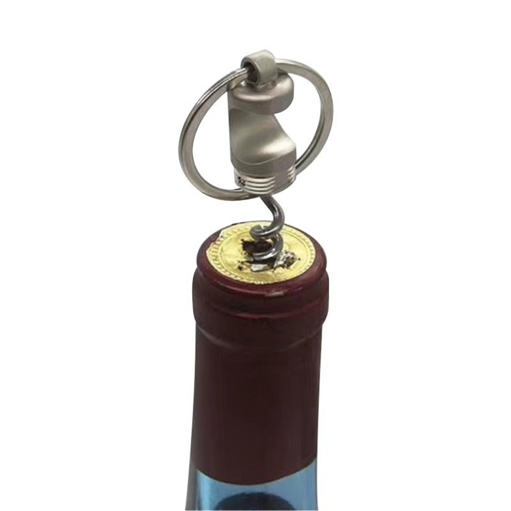 Multifunctional Beer Bottle Openers Keychain Alloy Material Portable Bar Tool for Outdoor Camping Party Gifts