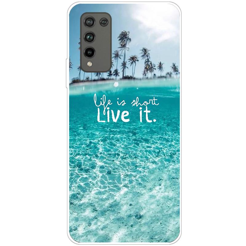 Für Huawei Honor 10X Lite Hülle Silikon Weich Niedlich Tier Handyhülle für Honor 10X Lite Hülle Honor10X 10 X Lite Fundas 6,67 Zoll