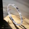 Fashionable and Minimalist Stainless Steel Women's Bracelet with Gold-plated Exquisite Jewelry, Retro Style for Men and Women
