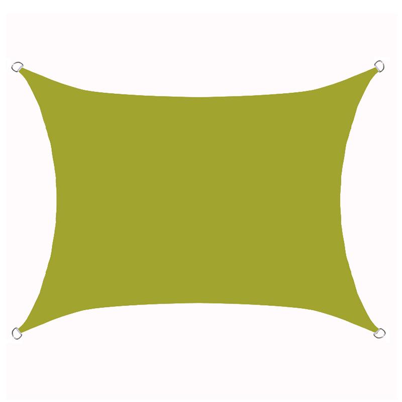Rectangular 2x2.5m Waterproof, Sunproof, UV-Resistant Outdoor Shade Sail
