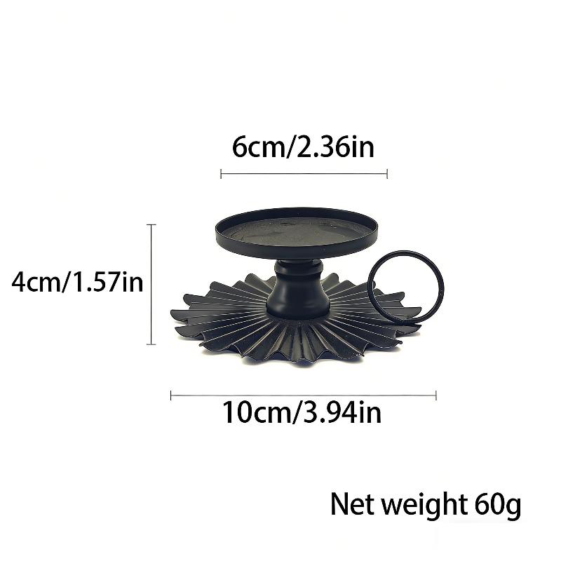 

European Style Candlestick Valentines Day Handheld Candle Holders Retro Single Head Candlelight Stand Taper Holder