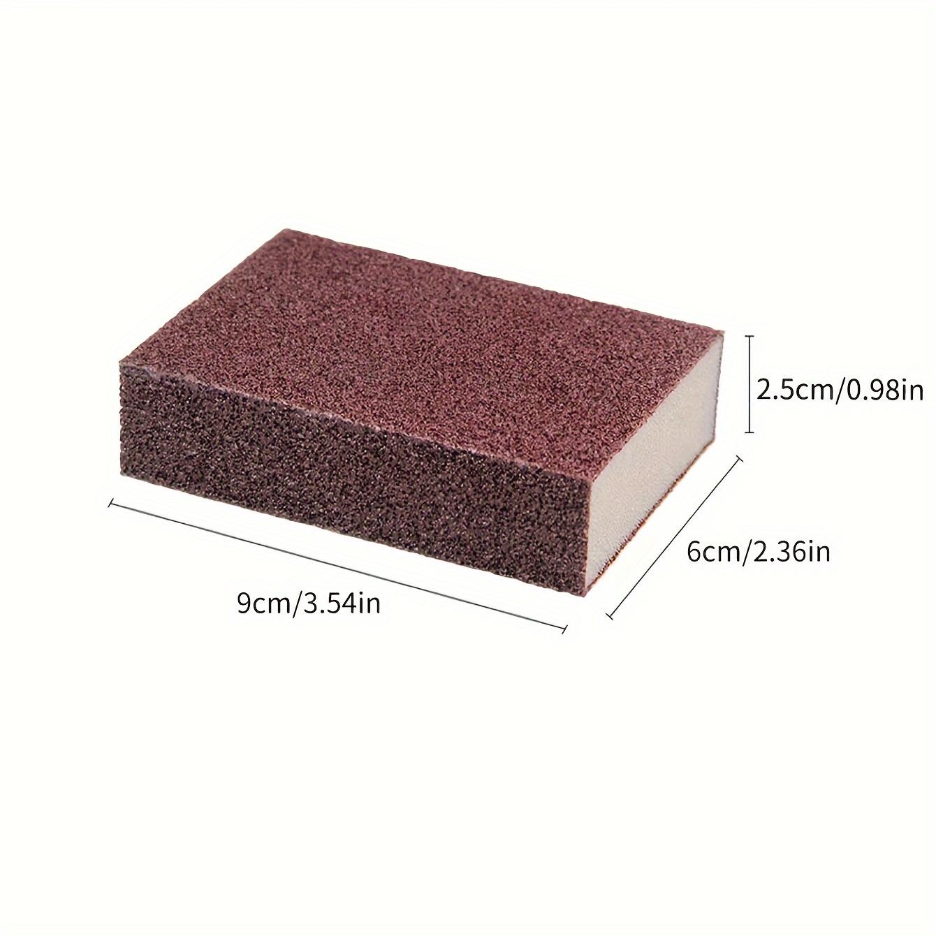 

Губка-скребок с алмазным песком - 1 шт. Мощный волшебный скребок для чистки кастрюль и сковородок, удаляет черную грязь и пятна с поверхностей из нержавеющей стали Emery