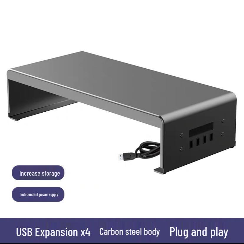 Metal Desktop Laptop Stand & Monitor Riser Bracket