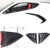 Quarter Window Louver Cover Trim Side Vent Glossy Black for Corvette C8 -25