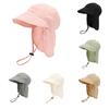 with Shawl Summer Baby Sun Hat Quick Dry UV Protection Hat New Outdoor Activities Cap  Beach
