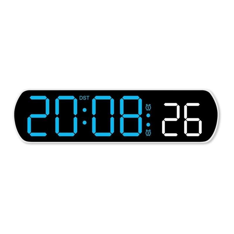 Modern Electronic Table LED Alarm Clock Feature Jump Second Temperature Display Adjusted Brightness and Countdown
