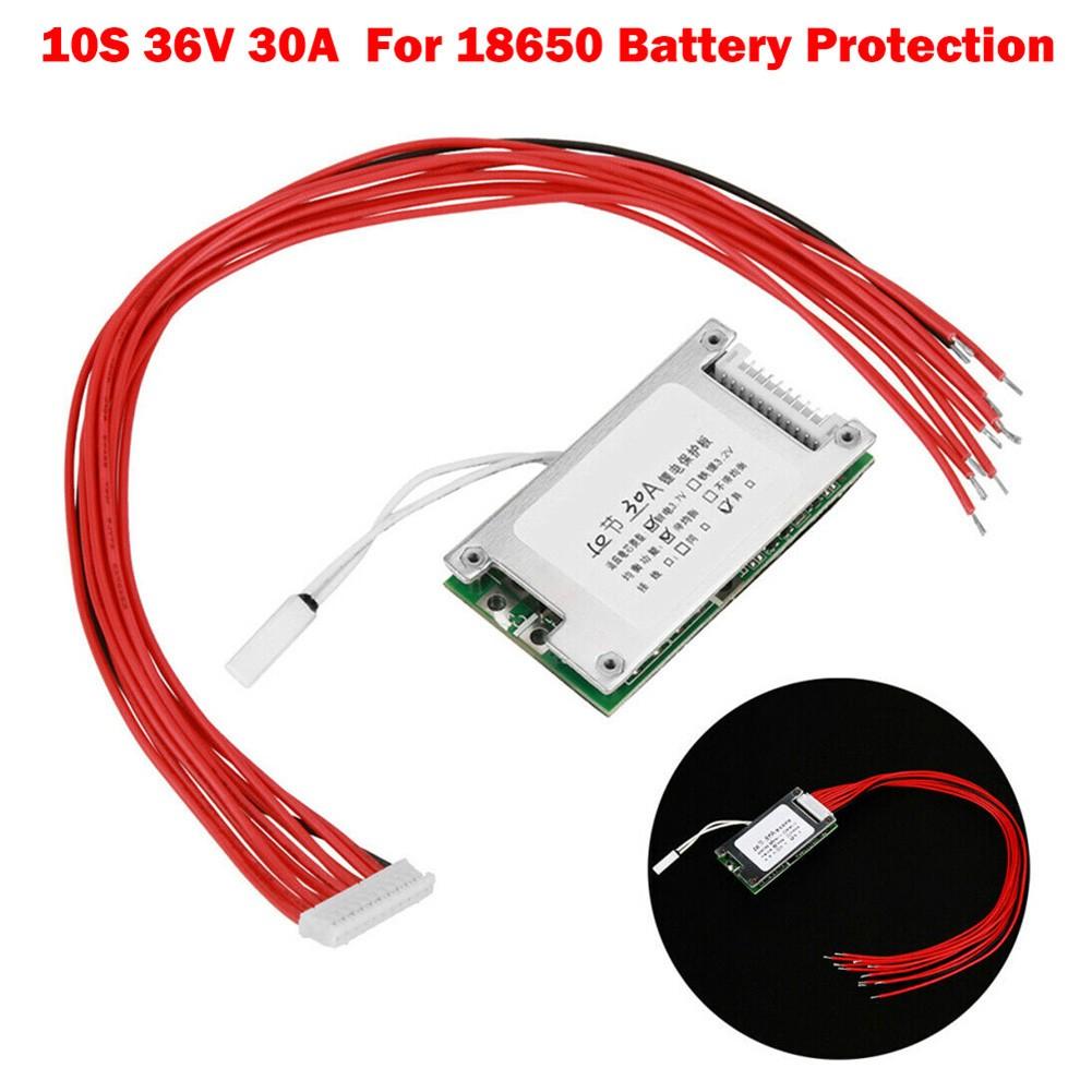 10S 36V 30A Ochranná deska PCB pro Li-ion články s balančním kitem