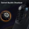 Thick Rope Automatic Shoelaces Swivel Buckle Laces Without Ties Black White Easy Installation Sneakers Shoelace Shoe Accessories