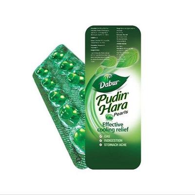Dabur Pudin Hara Pearls 10 Soft Gelatin Capsules