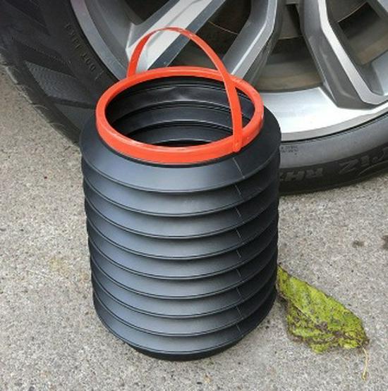 Faltbarer Multifunktionaler Auto-Mülleimer mit Teleskop-Schrumpfdesign für Innere Aufbewahrung & Organisation