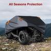 Waterproof UV Protective ATV Cover for Outdoor Use - Black Dustproof Beach Buggy Cover