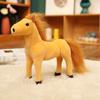Creative Cute Imitation Horse Plush Toy Doll Pony Doll  Gift Animals  High-quality Material Birthday Christmas Gifts Home Decor