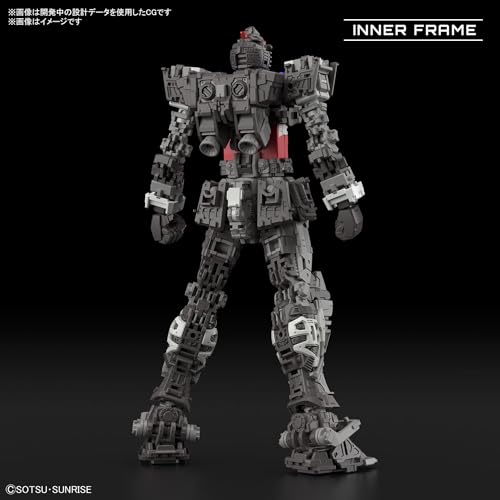 RG mobildrakt Gundam RX-78-2 Gundam Ver.2.0 1/144 skala fargekodet plastmodell