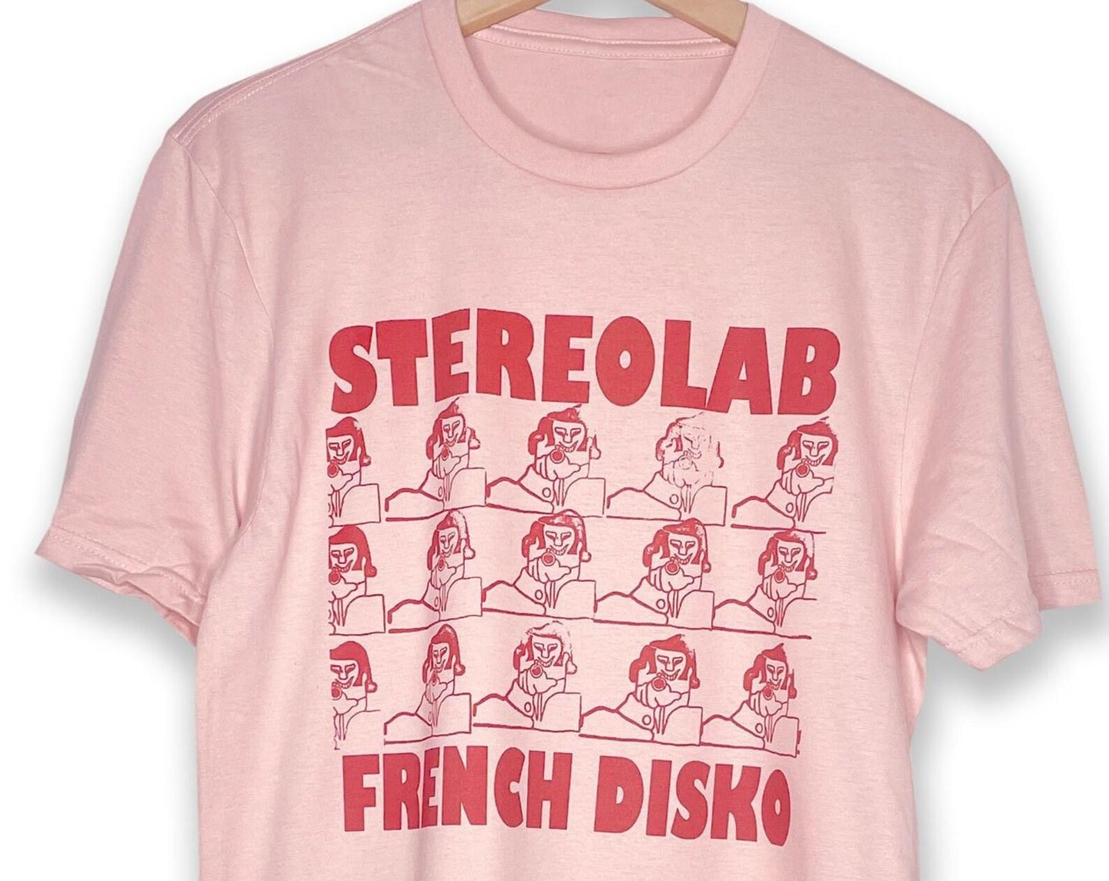STEREOLAB - electronic indie pop music - music shirt L