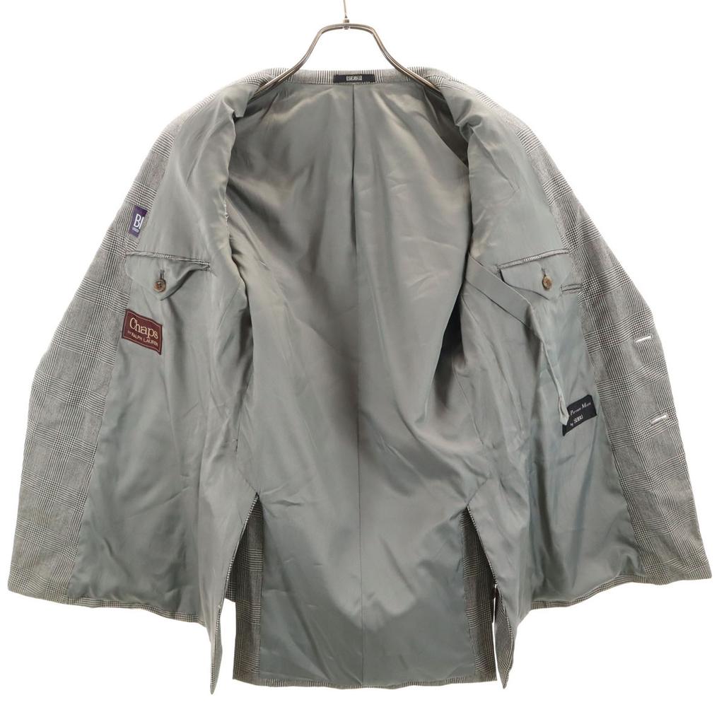 CHAPS RALPH LAUREN 80er 90er Seibu Maßanfertigung Old Glen check doppelreihige Jacke Herren Gebraucht