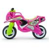 Trotteur Moto Tundra pour Fille - INJUSA - 2 Roues - Poignée Parents - Décoration IML Résistante - Rose