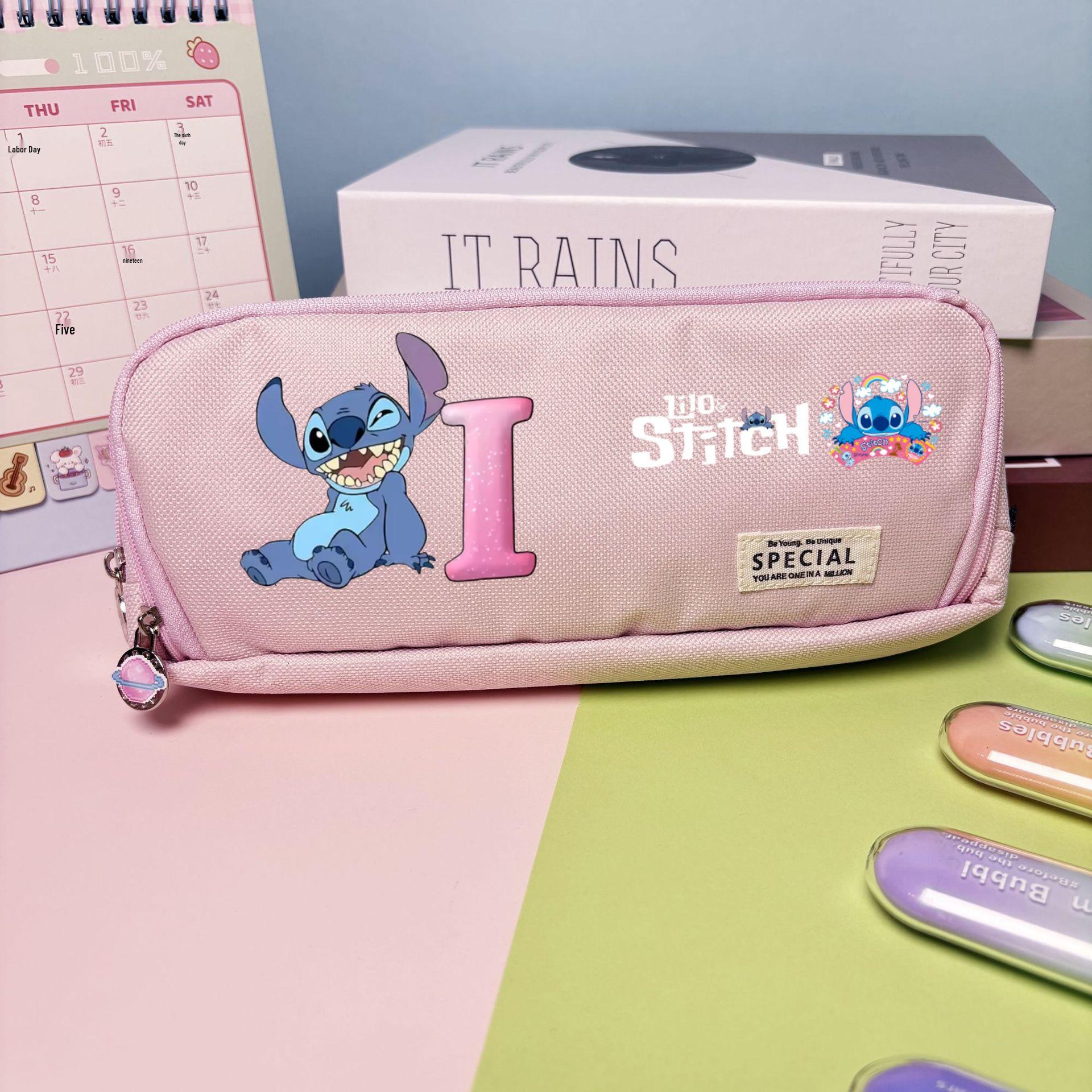 

Korean Style Three-Layer Stitch Pencil Case for Students 23.5x5.5x9.5 cm