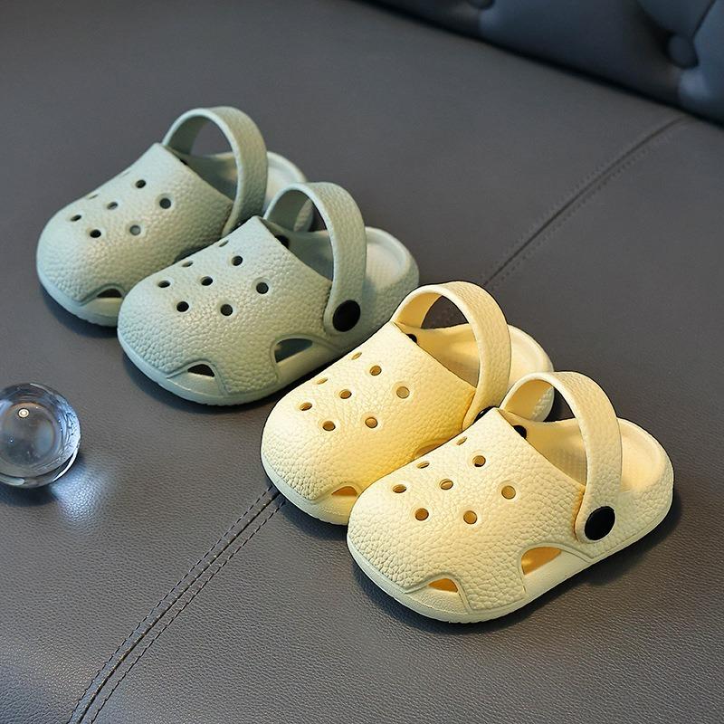 Geschlossene Kinder-Clogs mit Fersenabdeckung | Weiche, rutschfeste Innen- und Außensandalen für ältere Jungen & Mädchen