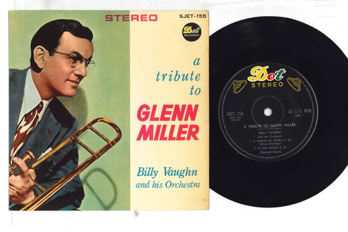 

7inch Record BILLY VAUGHN - A Tribute To Glenn Miller SJET155 DOT Japan Jazz Used