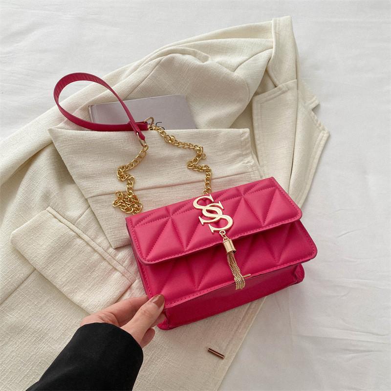 Chic Spring Mini Shoulder Bag Fashionable Crossbody Pu Leather Handbag With Magnetic Closure