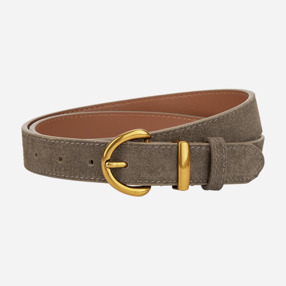 Casual Suede Leather Belt Trendy Business Waist Strap Gifts Trouser Dress Belts
