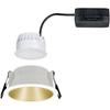 Paulmann 93405 cole coin luminaire à led encastrable led 6 w blanc, or
