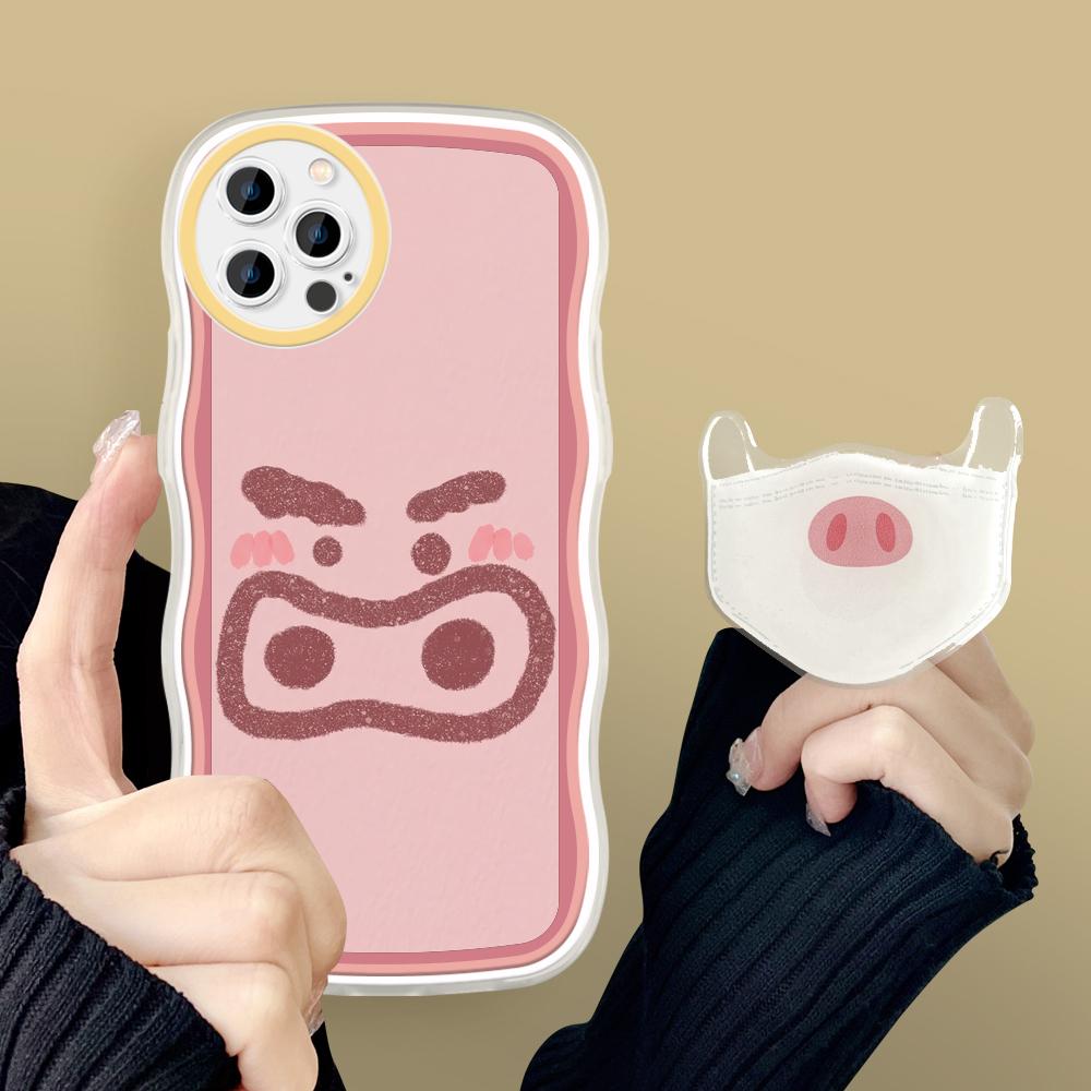 

Мягкий чехол с подставкой для телефона Samsung Galaxy S23 Ultra 5G S22 S21 S20 FE S10 M23 A11 A72 A32 A03 A33 A03S J7 Prime J6, милый волнистый защитный чехол