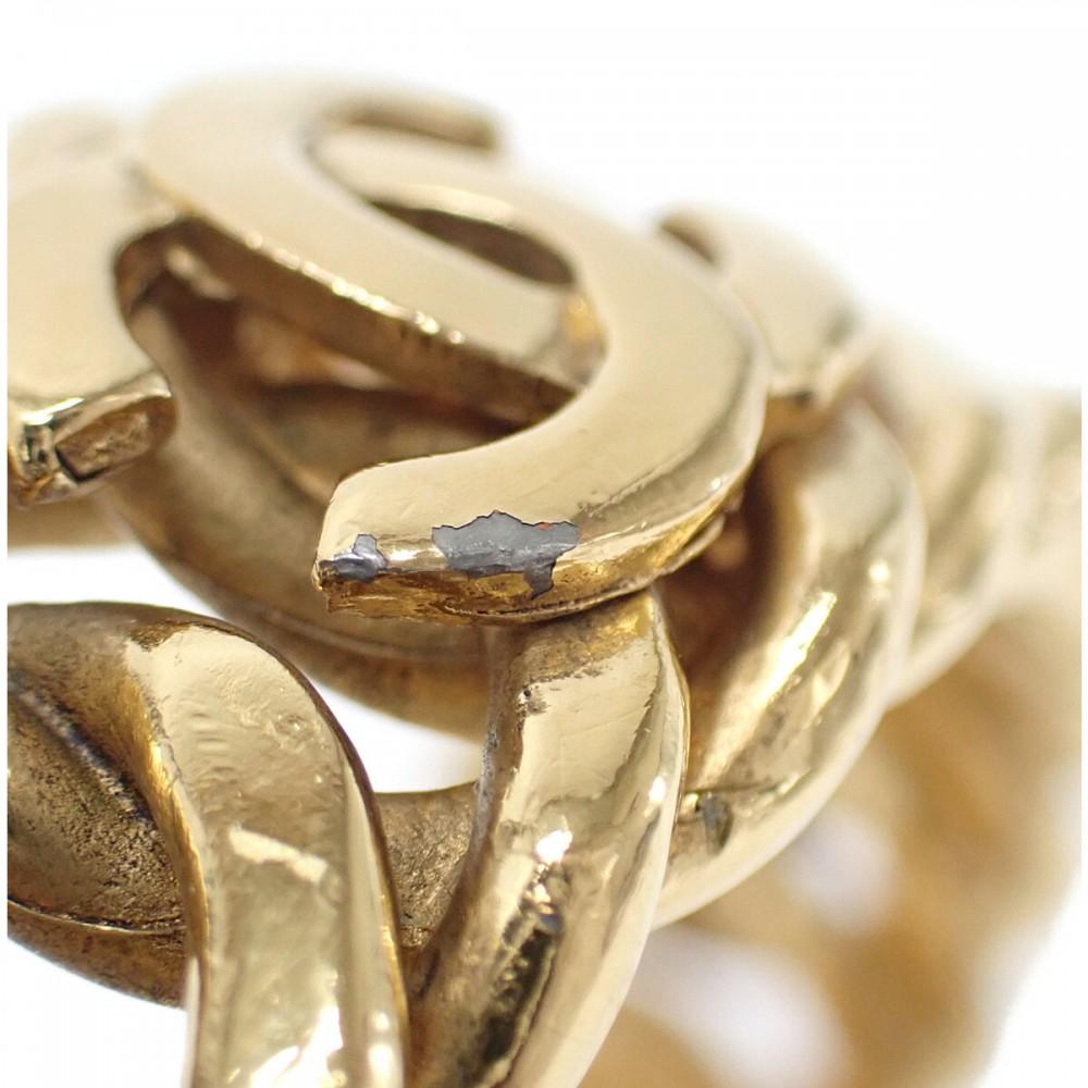 CHANEL  Bangle gold Gold Plated Women