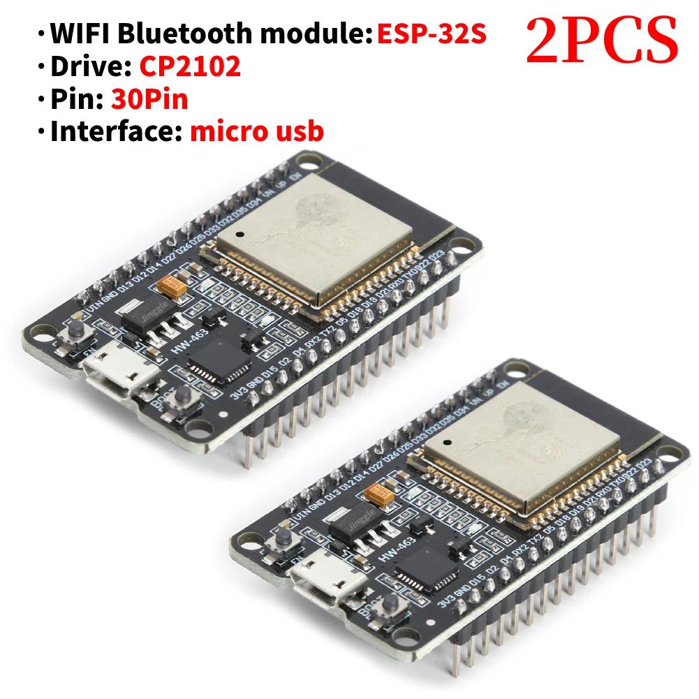 ESP32 WROOM-32 Development Board 5V TYPE-C CH340C WiFi+Bluetooth Ultra-Low Power Consumption SPI Flash 32Mbits Wireless Module