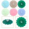6 Pcs Tumbler Cup Covers Lace Silicone Coffee Mug with Lid Reusable Alcohol Protection