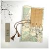 Bamboo Roll-Up Calligraphy Brush Bag: Chinese Style Pen Storage for Four Treasures of the Study