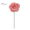 Ceramic Flower with Stem Realistic Handcrafted Artificial Home Colorful Blossom Decoration Office Living Room Vase Fake Simulation Decor