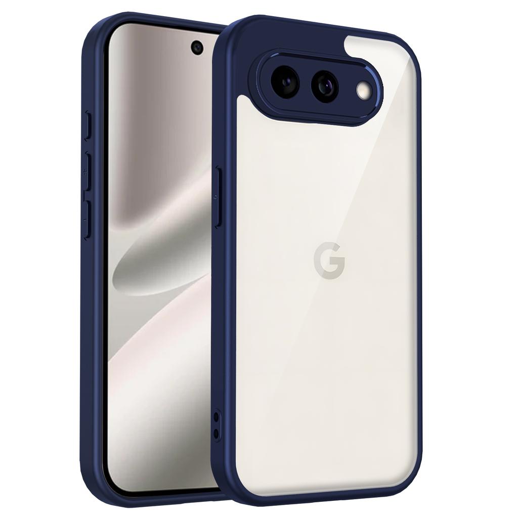 Etui na Google Pixel 9A 10A z poduszką powietrzną, odporne na wstrząsy, silikonowy zderzak, przezroczysta matowa tylna okładka, twarde etui na telefon na Google Pixel 10A
