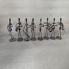 Retro Ironwork Band Ornament Metal Electroplating Mini Music Minimalist Guitar Violin Decoration Handicraft Classical Gift