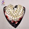 [BYSIFA] China Style Blue White Silk Scarf Cape  New Design Ladies Muslim Head Scarf Printed Fashion Accessories Satin Scarf
