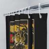 Tiger Turtle Wildlife Forest Animal Shower Curtain Nature Decor Bathroom Set Vintage Home Decor Artistic Print