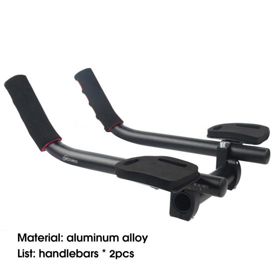 2Pcs Helpful Bike Handlebar High Strength Wear-resistant Components Durable Bicycle Handlebar for Cycling
