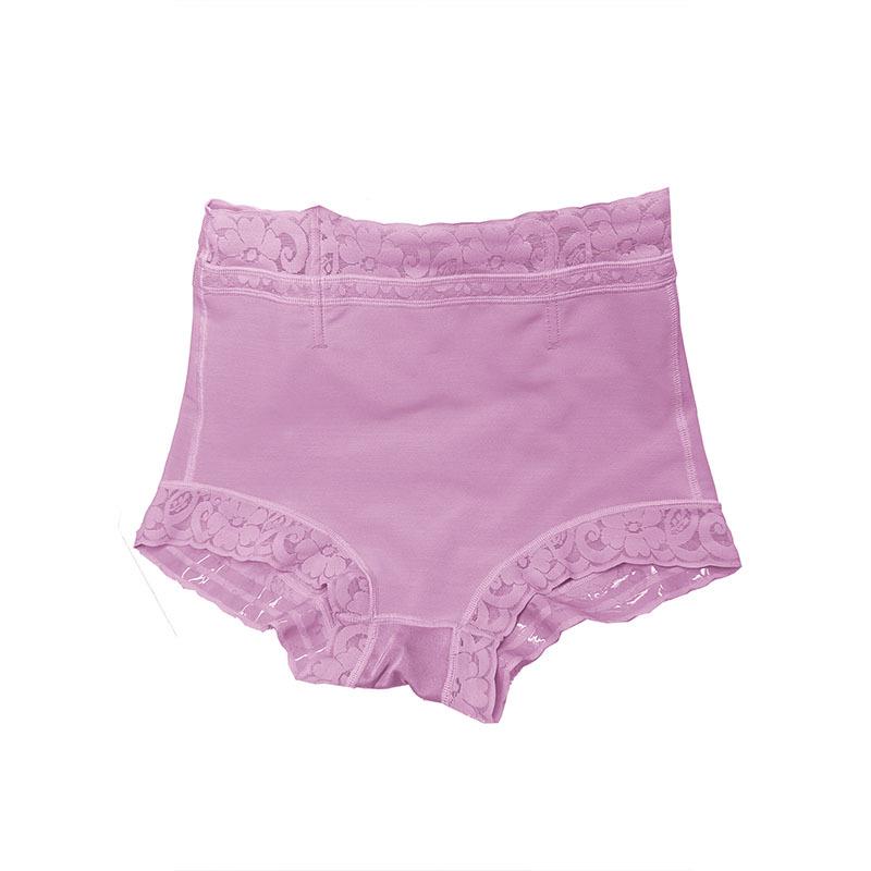 Übergröße Spitze Mid-Waist Bauchkontrolle Formende Slips für Damen