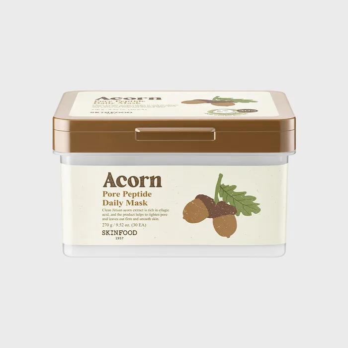 [2 pads, 3 sheets free / Pore elasticity] Acorn Pore Peptide Daily Mask (30 sheets)