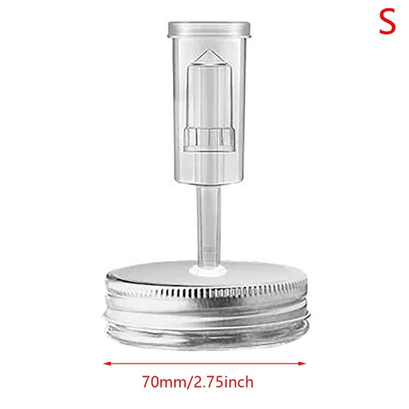 

2025 Hot 86mm/70mm Wide Mouth Mason Jar Fermentation Lid Keep Food Submerged Kit