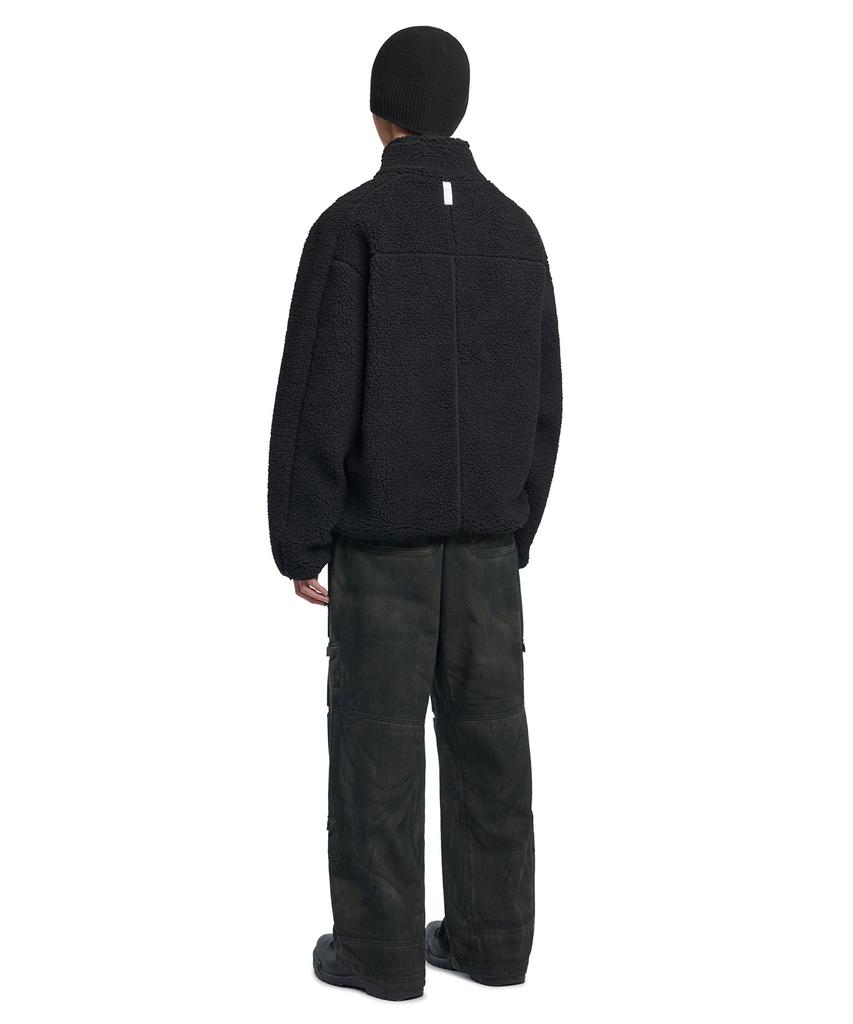 Nomanual Trace Sherpa Fleece Jacket - Black