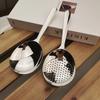 Durable Stainless Steel Non-stick Rice Spoon Easy to Clean Comfortable Rice Spoon Colander Rice Shovel for Household