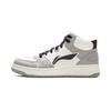 New LiNing Tianji HI Slip Resistant Abrasion Resistant Mid top Skateboard Shoes Men's Light Gray AGCV339-2