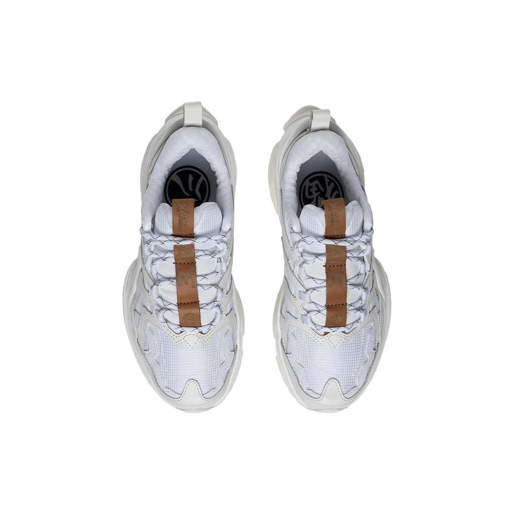 Li Ning Textile, Synthetic Leather Low top Casual Shoes Women's AZGS104-2